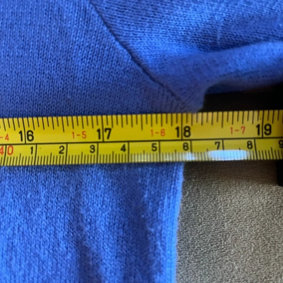 Blue Elle short sleeve women’s cardigan like material - Picture 7 of 9